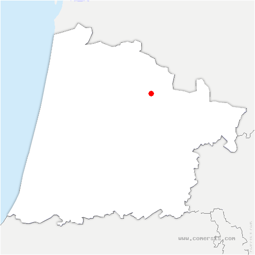 carte de localisation de Sauvelade