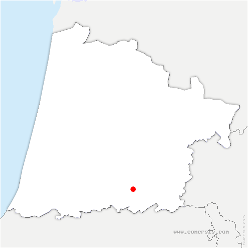 carte de localisation de Serreslous-et-Arribans
