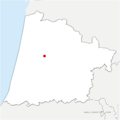 carte de localisation de Sindères