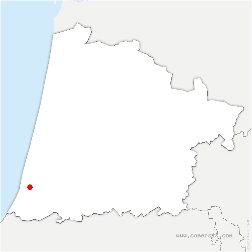 carte de localisation de Soorts-Hossegor