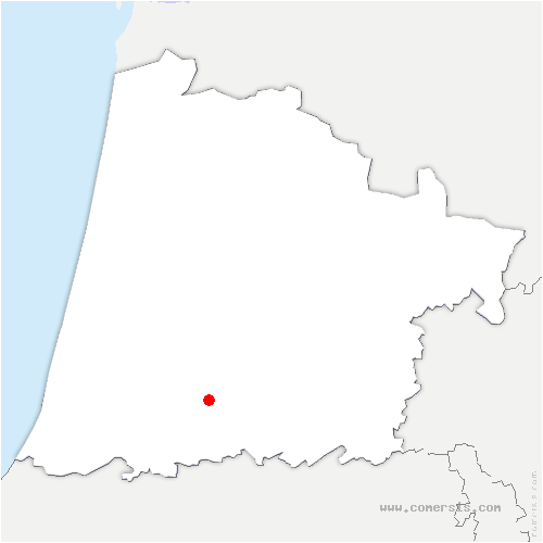 carte de localisation de Sort-en-Chalosse