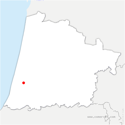 carte de localisation de Soustons