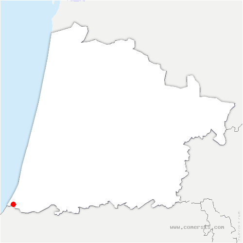 carte de localisation de Tarnos