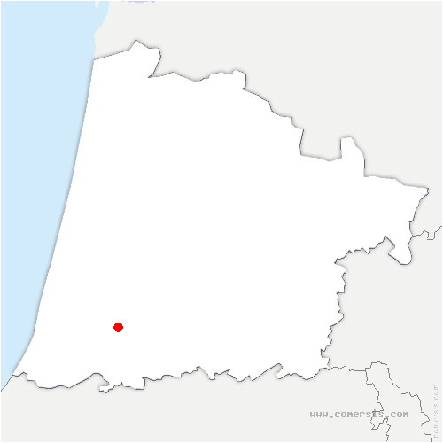carte de localisation de Tercis-les-Bains