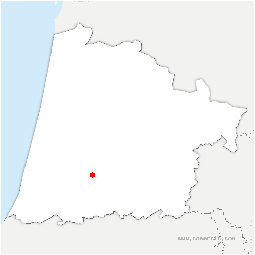 carte de localisation de Téthieu