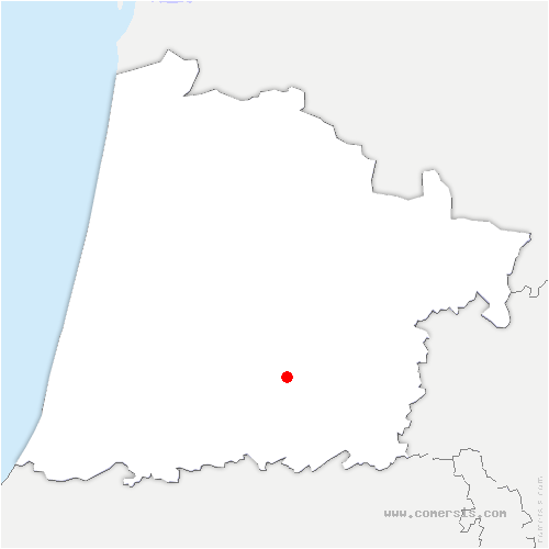 carte de localisation de Toulouzette
