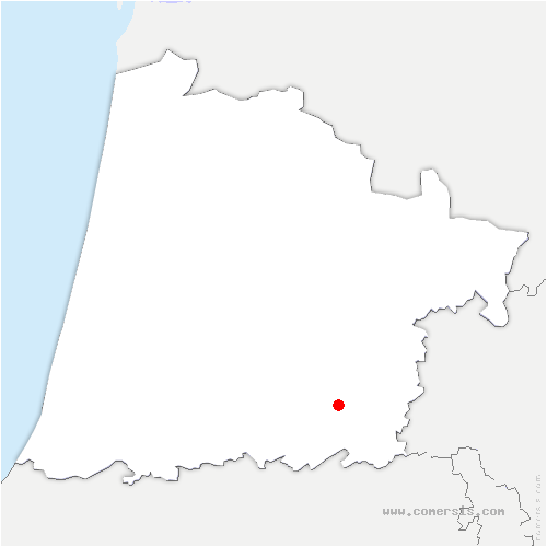 carte de localisation de Vielle-Tursan