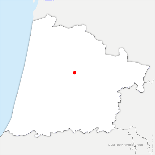 carte de localisation d'Ygos-Saint-Saturnin