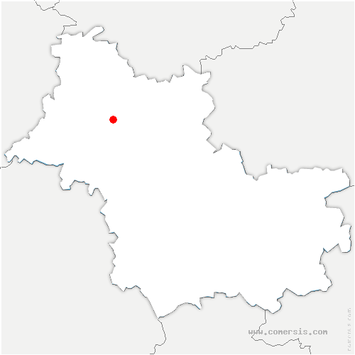 carte de localisation d'Aschères-le-Marché