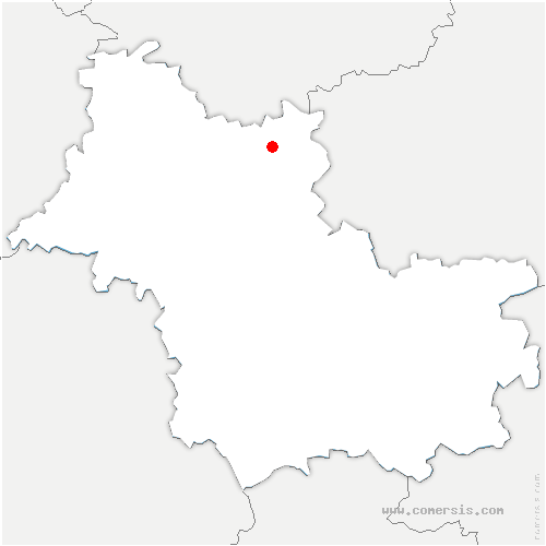 carte de localisation de Autainville