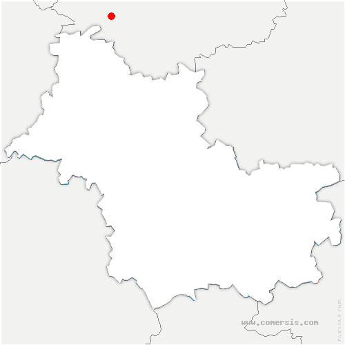 carte de localisation de Brinon-sur-Sauldre