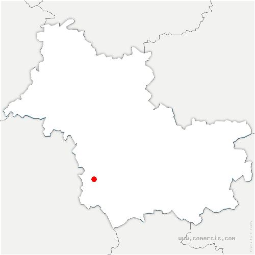 carte de localisation de Brou