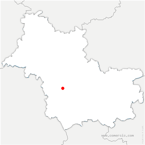 carte de localisation de Candé-sur-Beuvron