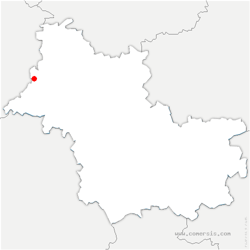 carte de localisation de Cellé