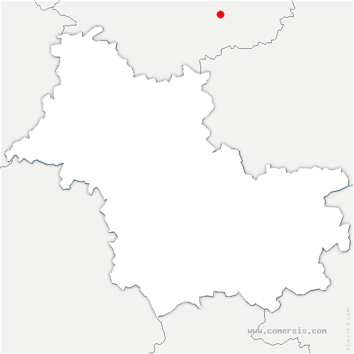 carte de localisation de Chabris
