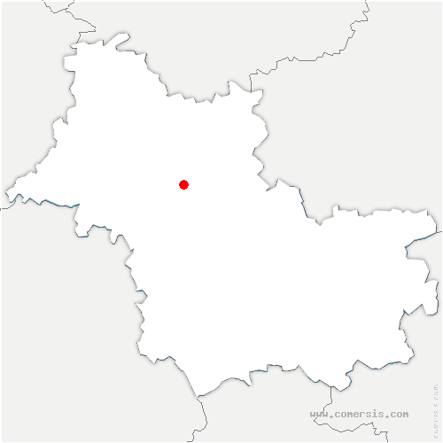 carte de localisation de Champigny-en-Beauce