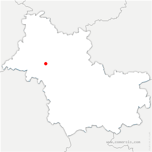 carte de localisation de Chanteau