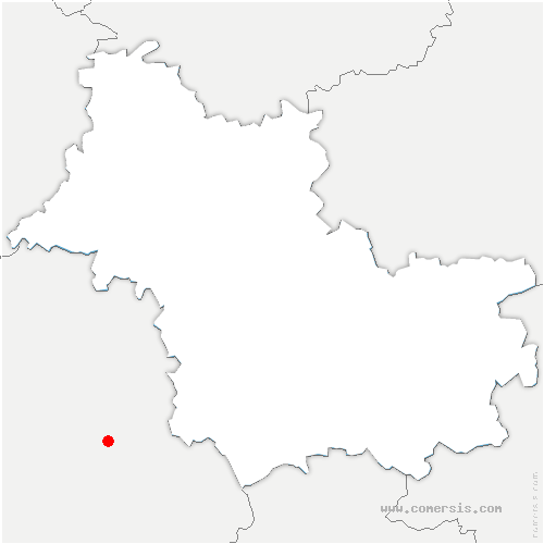 carte de localisation de Chapelle-Guillaume