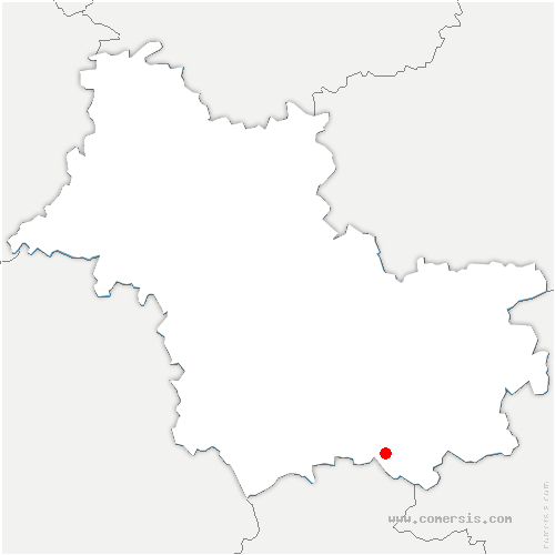 carte de localisation de Chapelle-Montmartin