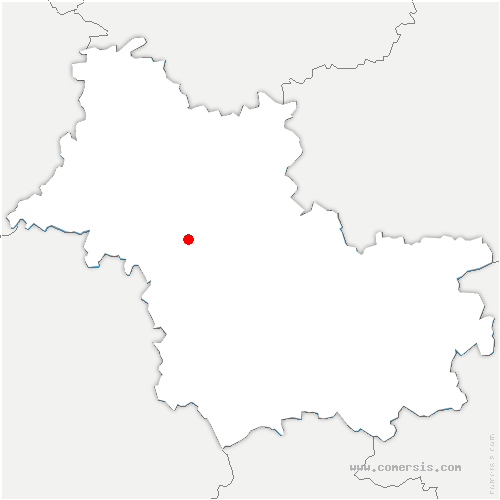 carte de localisation de Chapelle-Vendômoise
