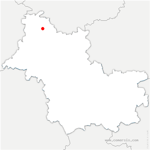 carte de localisation de Chapelle-Vicomtesse