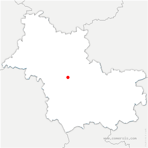 carte de localisation de Chaussée-Saint-Victor
