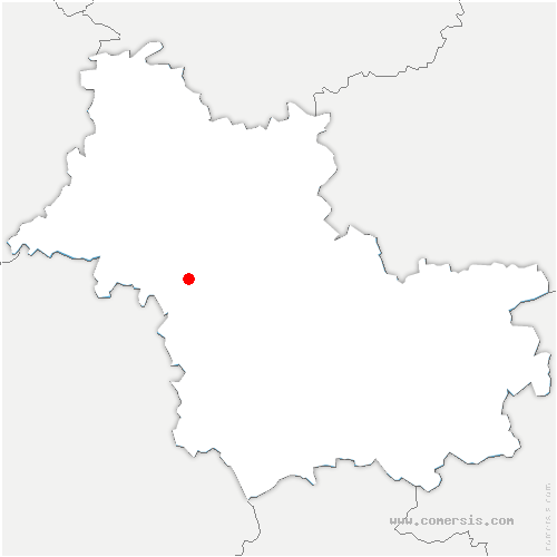 carte de localisation de Chécy