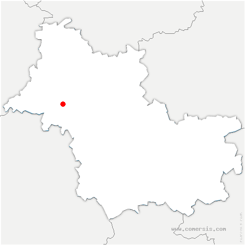 carte de localisation de Chéry