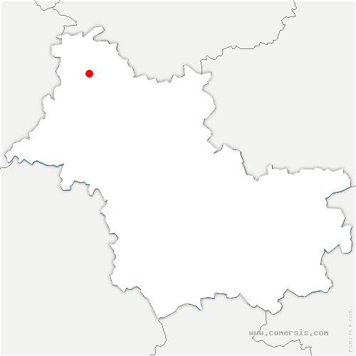 carte de localisation de Choue