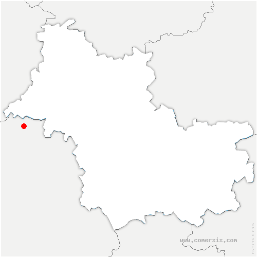 carte de localisation de Coulmiers