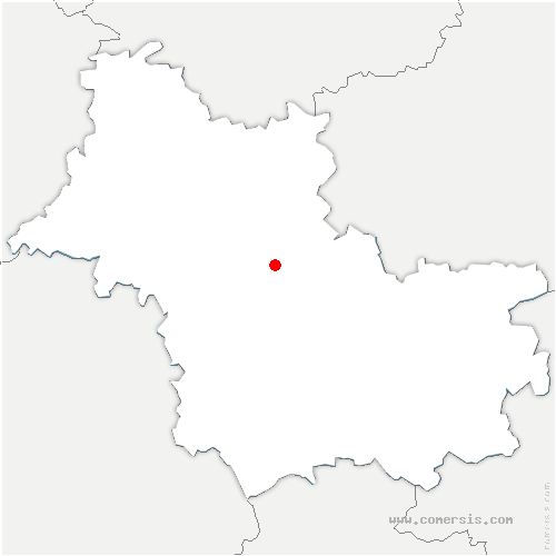carte de localisation de Cour-sur-Loire
