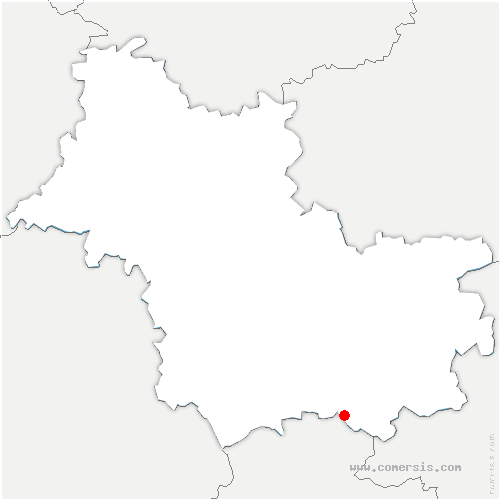 carte de localisation de Courbehaye