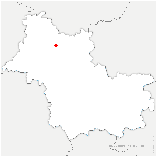 carte de localisation de Crottes-en-Pithiverais