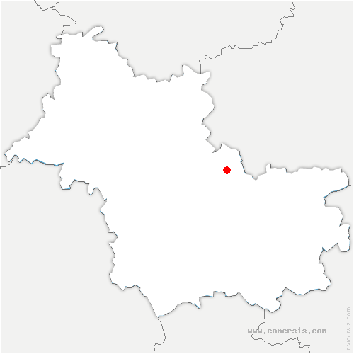 carte de localisation de Crouy-sur-Cosson