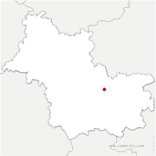 carte de localisation de Dhuizon