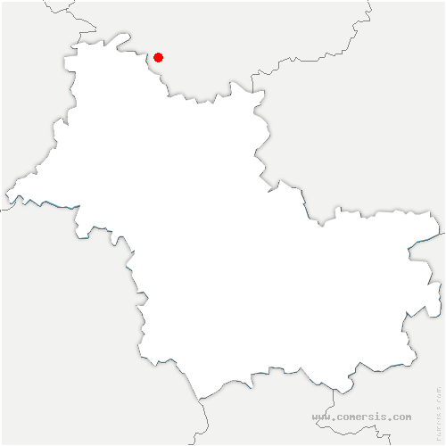 carte de localisation de Faverolles