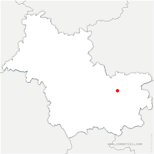 carte de localisation de Ferté-Beauharnais