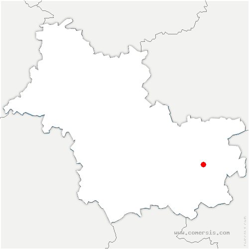 carte de localisation de la Ferté-Imbault