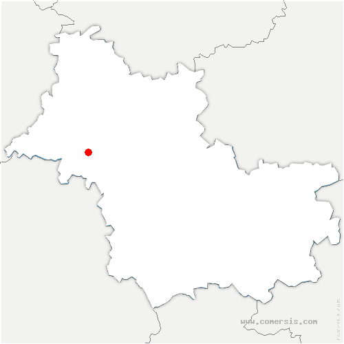 carte de localisation de Fleury-les-Aubrais