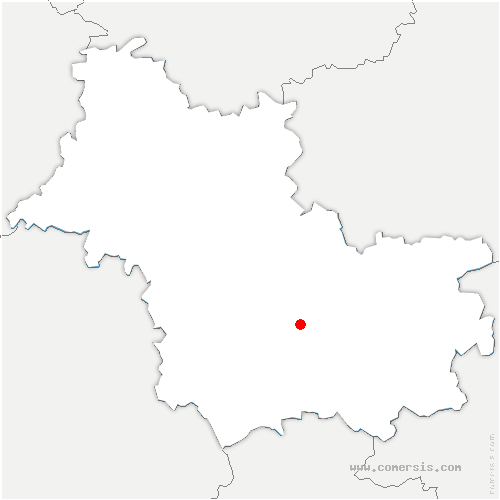 carte de localisation de Fontaines-en-Sologne