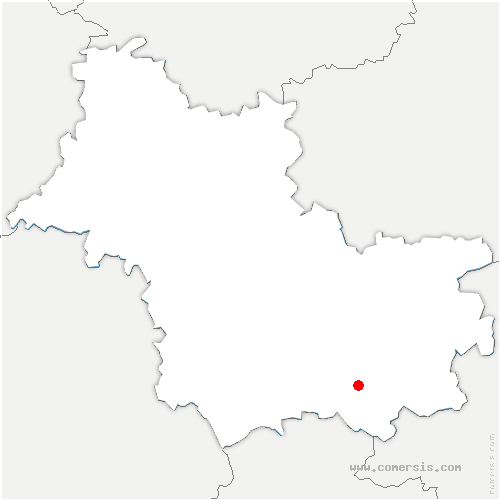 carte de localisation de Fontenay-sur-Conie