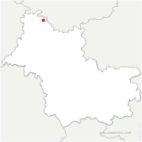 carte de localisation de la Fontenelle