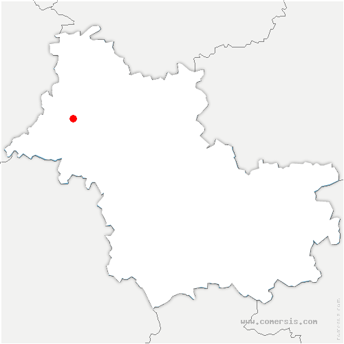 carte de localisation de Genouilly