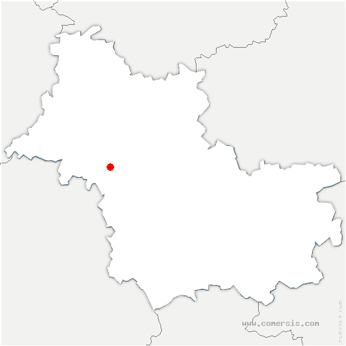carte de localisation de Gombergean