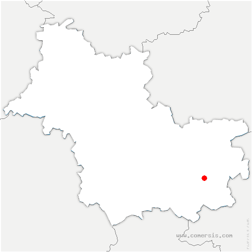 carte de localisation de Guilleville