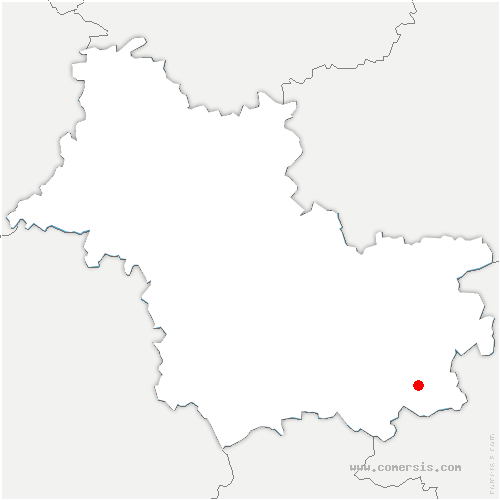 carte de localisation de Janville-en-Beauce 