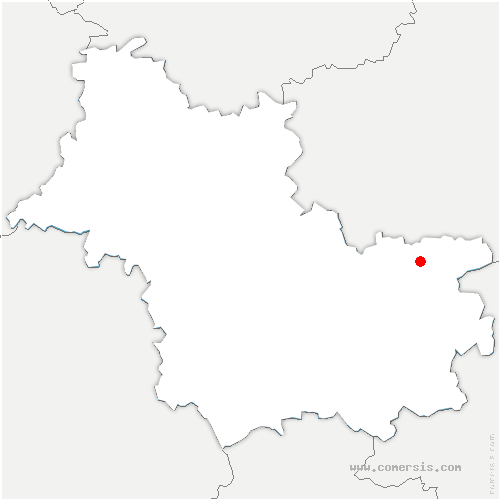 carte de localisation de Lamotte-Beuvron