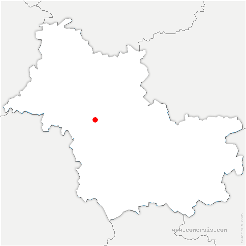 carte de localisation de Landes-le-Gaulois