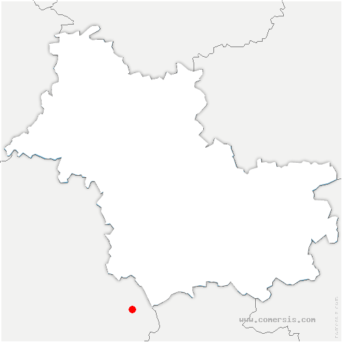 carte de localisation de Langey