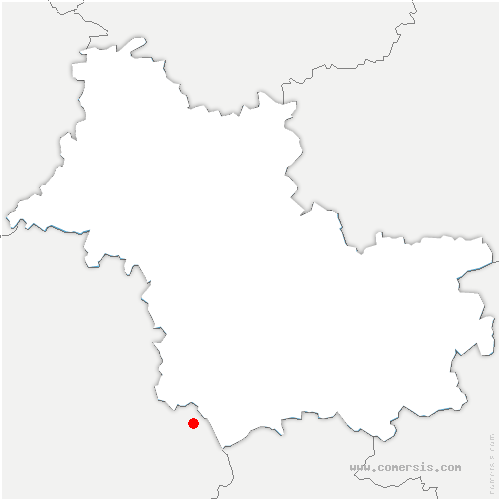 carte de localisation de Lanneray